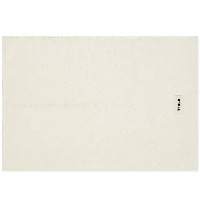 Tekla Fabrics Organic Terry Bath Mat Ivory