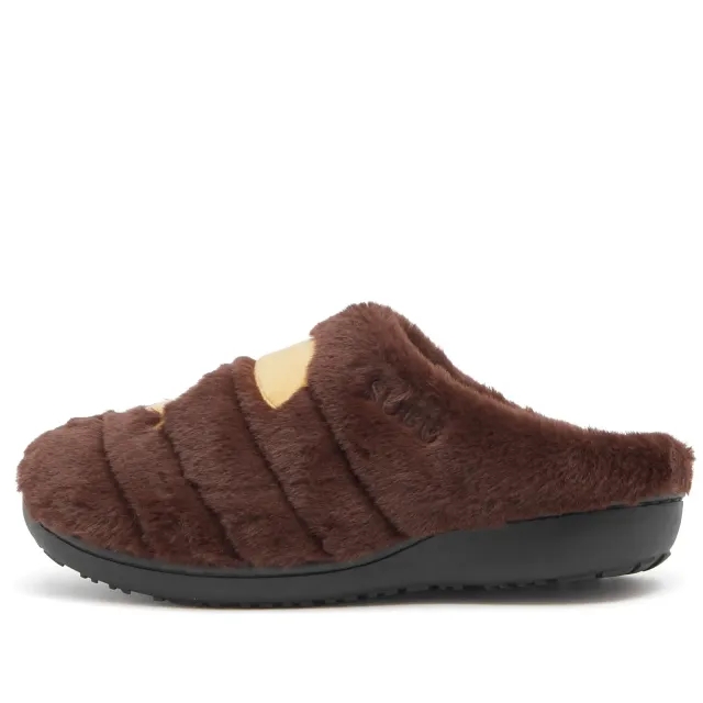 A Bathing Ape Men's x Subu Puffer Sandals Brown