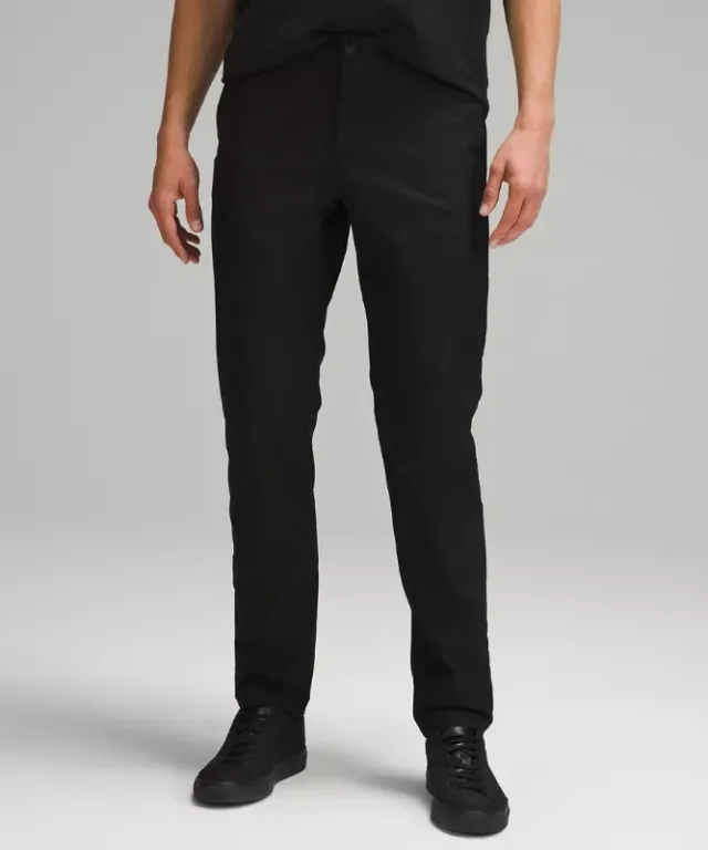 lululemon – Men's ABC Classic-Fit Trousers 32L Smooth Twill – Color Black – Size 28