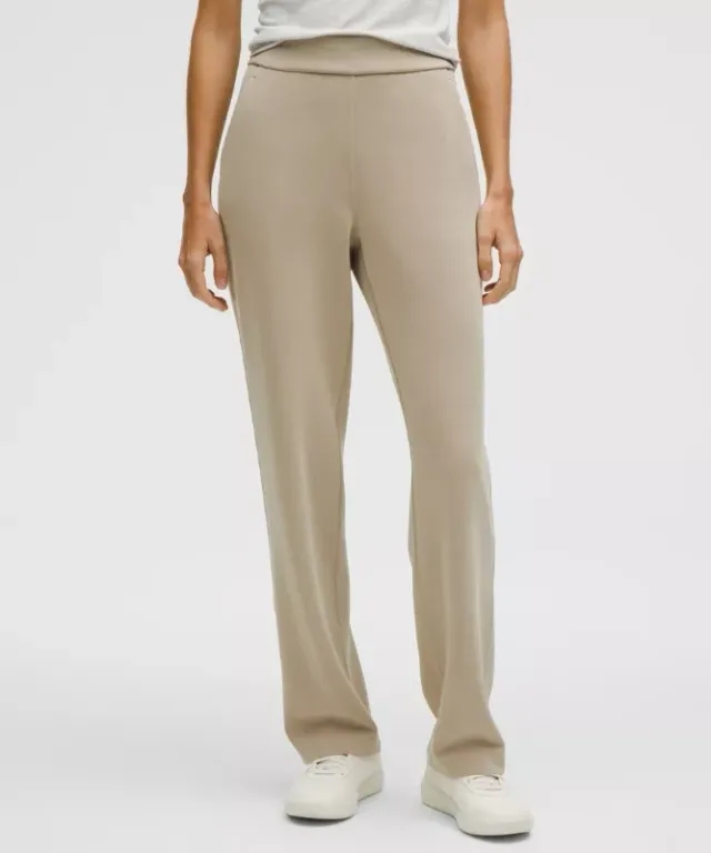 lululemon – Women's Softstreme High-Rise Straight-Leg Pants Regular – Color Brown – Size L