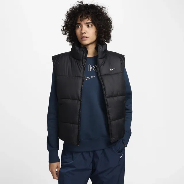 Nike Sportswear Classic Puffer Women's Therma-FIT Loose Gilet - Black - Polyester