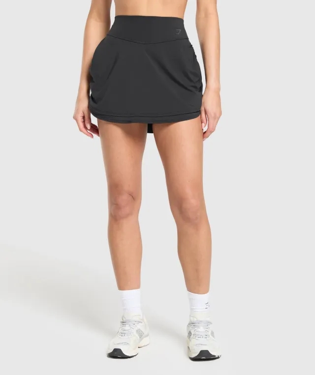  Ruched Skort - Black