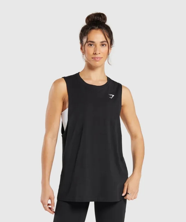  Training Drop Arm Tank - Black