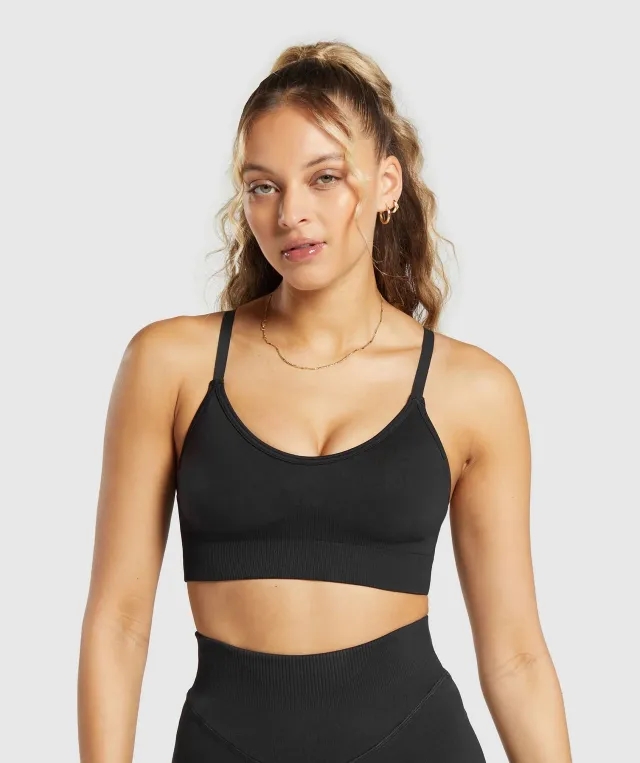  Sweat Seamless Sports Bra 2.0 - Black