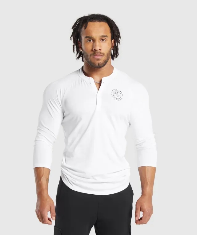  Legacy Henley - White