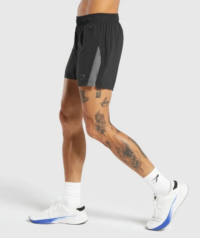  Sport  5" Shorts - Black