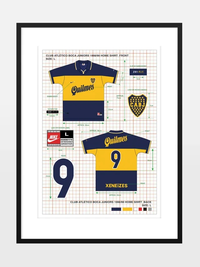 Iconic Kit Design - Boca Juniors Nike Print | Cult Kits