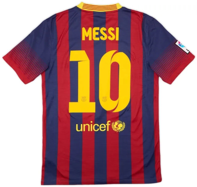 2013-14 Barcelona Home Shirt Messi #10 - 5/10 - (S)
