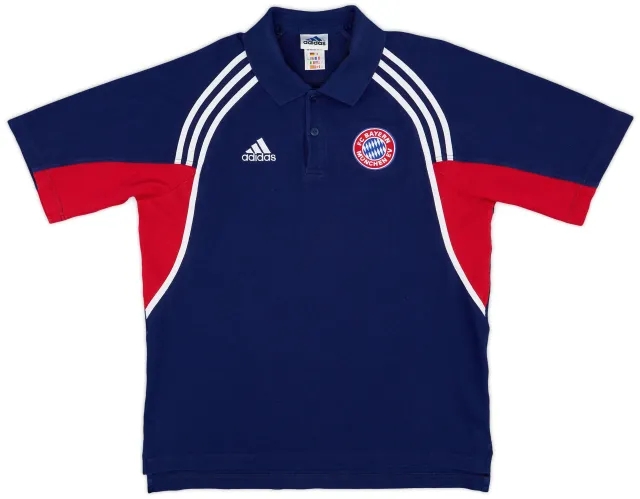 2000-01 Bayern Munich adidas Polo Shirt - 8/10 - (M/L)