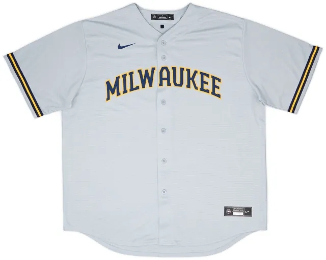 2020-24 Milwaukee Brewers Nike Alternate Jersey - 9/10 - (XL)