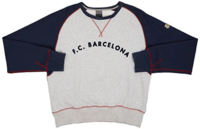 2003-04 Barcelona Nike Sweat Top - 9/10 - (L)