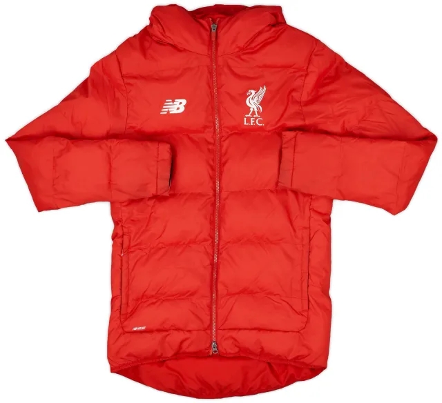 2018-19 Liverpool New Balance Padded Bench Coat - 8/10 - (S)