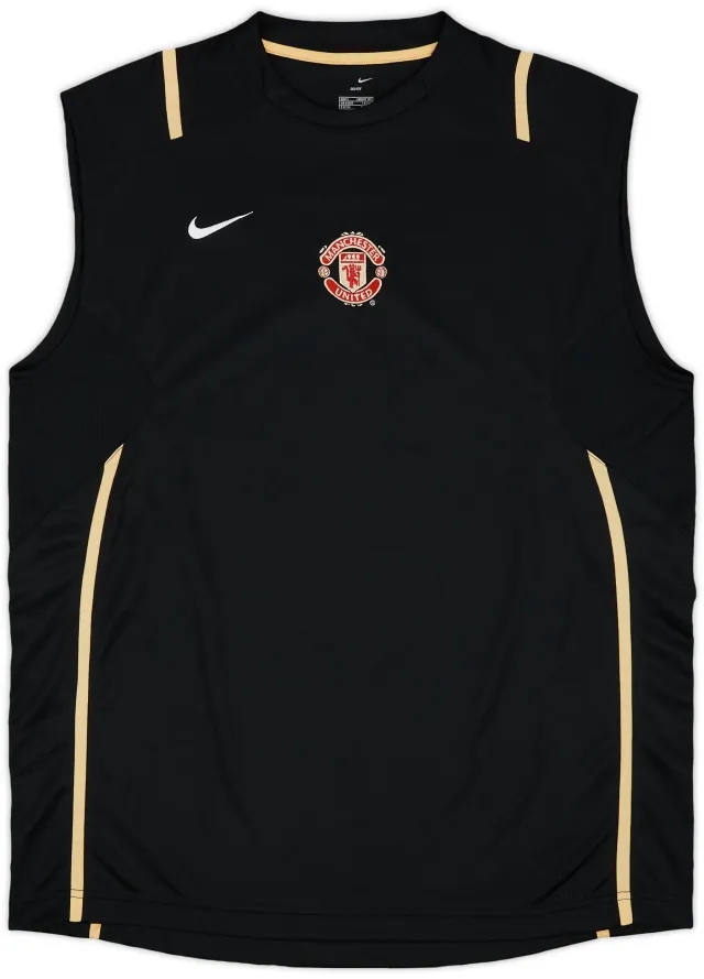 2006-07 Manchester United Nike Training Vest - 9/10 - (L)