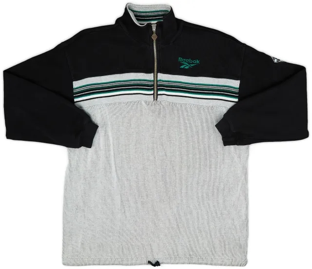 1996-98 Borussia Monchengladbach Reebok 1/4 Zip Fleece Top - 8/10 - (M)