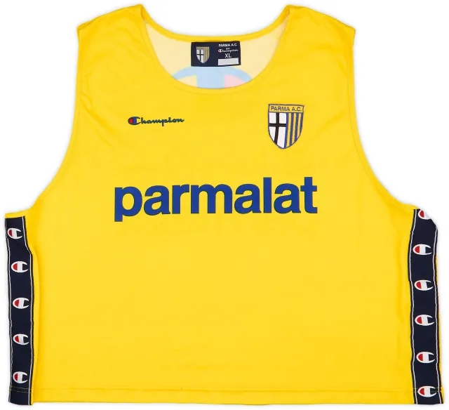1998-99 Parma Player Issue Champion Training Bib #6 - 8/10 - (XL)
