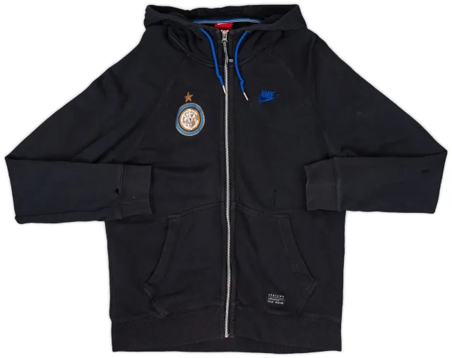 2013-14 Inter Milan Nike Hooded Zip Top - 3/10 - (M)
