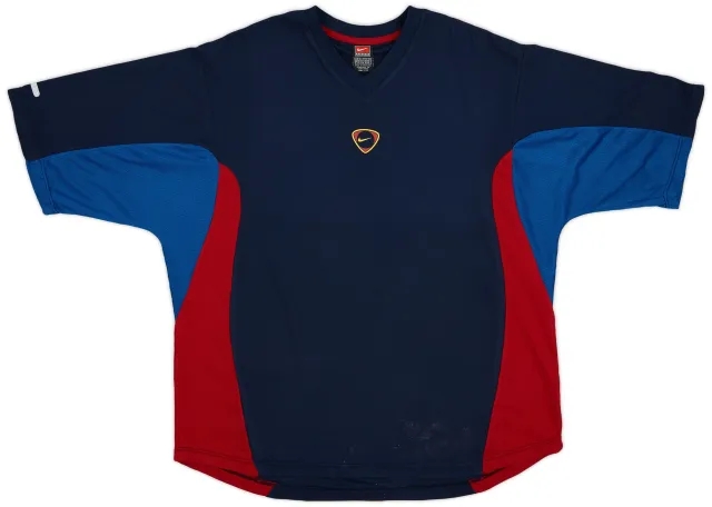 2000-01 Barcelona Nike Training Shirt - 6/10 - (XL)