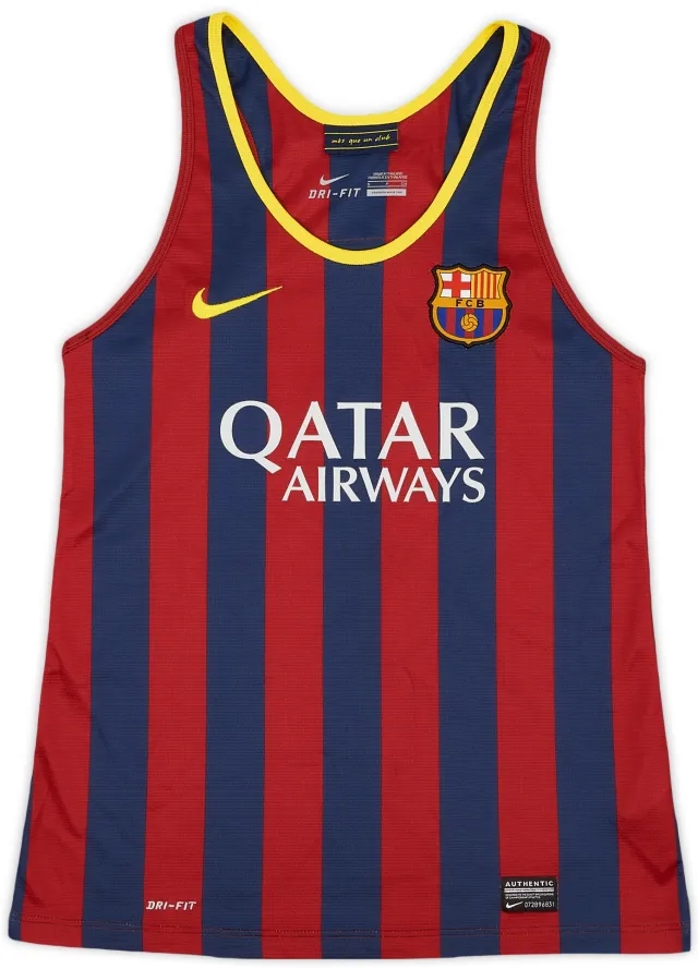 2013-14 Barcelona Nike Basketball Vest - 9/10 - (S)