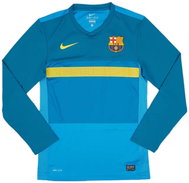 2011-12 Barcelona Nike Training L/S Shirt - 8/10 - (S)