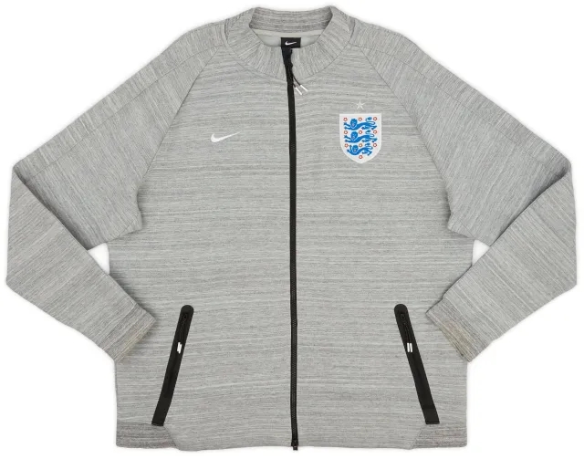 2014-15 England Nike Zipped Sweat Top - 9/10 - (XXL)