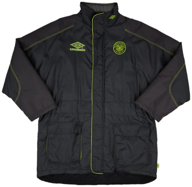 1998-99 Celtic Umbro Padded Bench Coat - 9/10 - (XL)