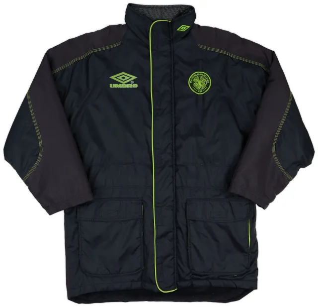 1998-99 Celtic Umbro Padded Bench Coat - 9/10 - (S)