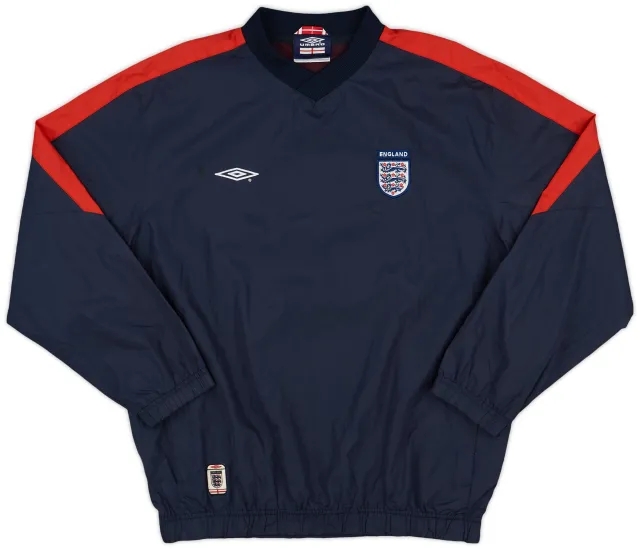 2002-04 England Umbro Drill Top - 6/10 - (M)