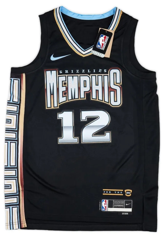 2022-23 Memphis Grizzlies Morant #12 Nike Swingman Alternate Jersey (M)
