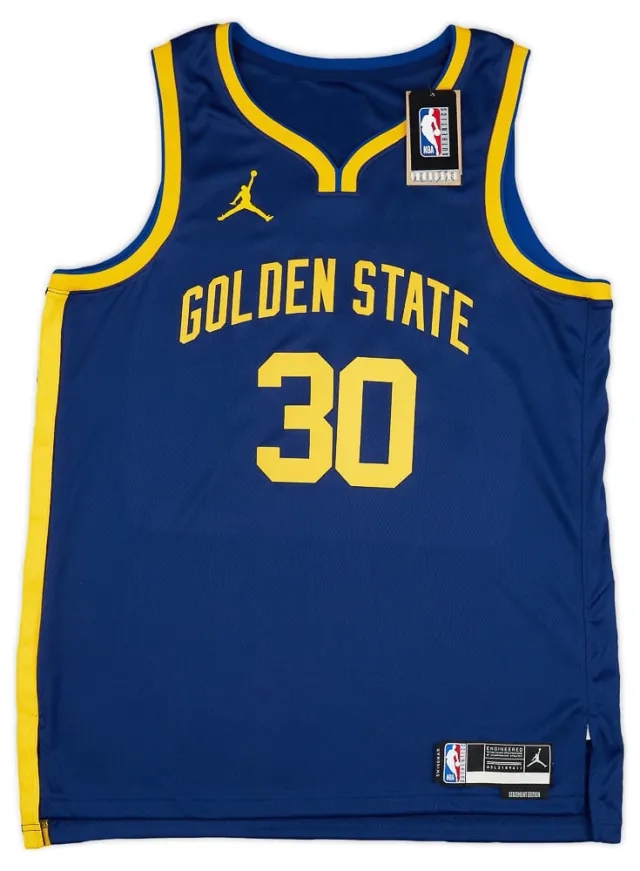 2022-24 Golden State Warriors Curry #30 Jordan Swingman Alternate Jersey (L)
