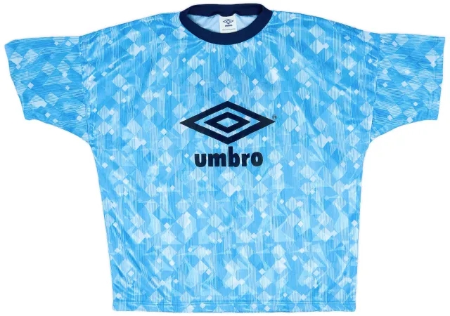 1990-92 England Player Issue Umbro Training Shirt (Hodge)