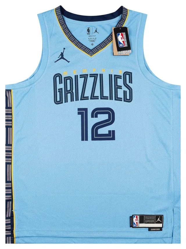 2022-24 Memphis Grizzlies Morant #12 Jordan Swingman Alternate Jersey (XL)