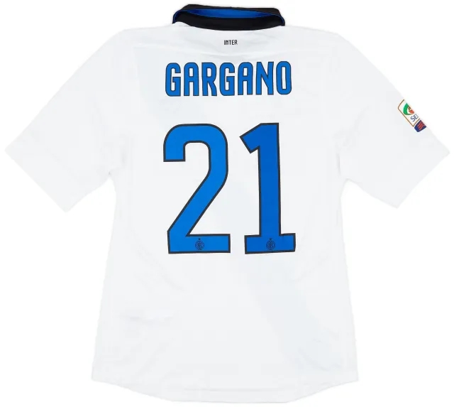 2012-13 Inter Milan Match Worn Third Shirt Gargano #21