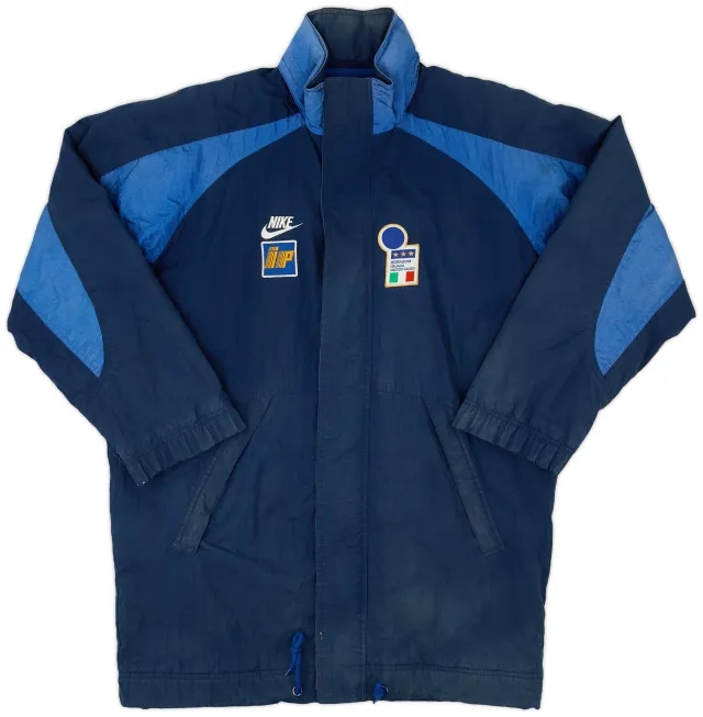1996-97 Italy Nike Padded Bench Coat - 6/10 - (S)