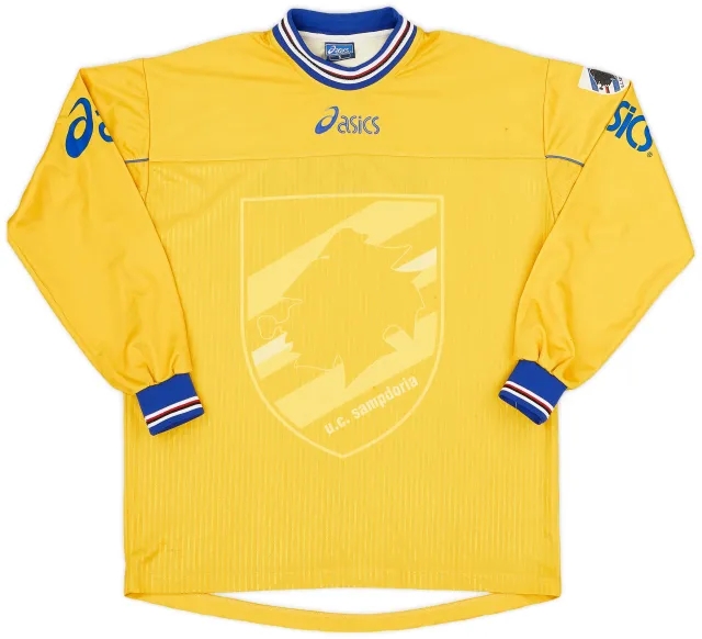 2001-02 Sampdoria Asics Training L/S Shirt - 6/10 - (S)
