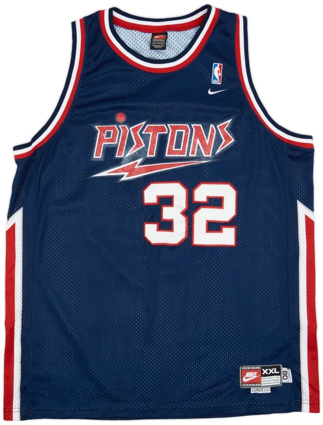 1980-81 Detroit Pistons Hamilton #32 Nike Rewind Swingman Jersey - 8/10 - (XXL)