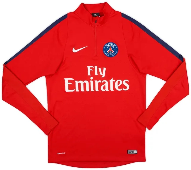 2016-17 Paris Saint-Germain 1/4 Zip Drill Top - 8/10 - (S)