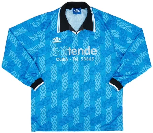 1990 Umbro Template L/S Training Shirt - 5/10 - (XL)