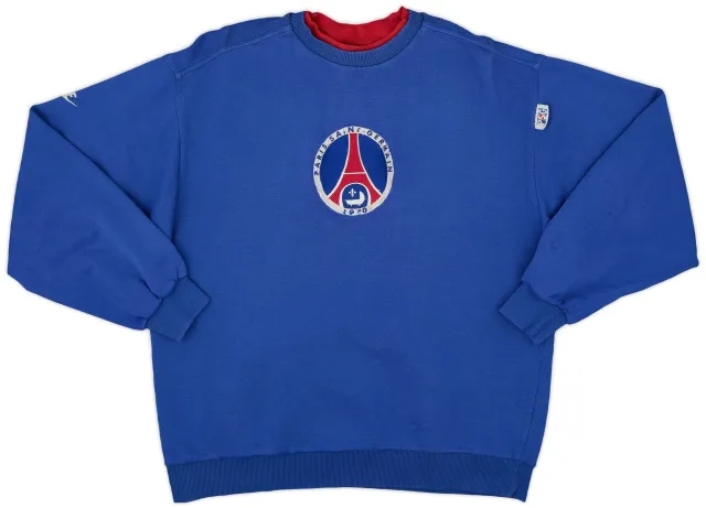1997-98 Paris Saint-Germain Nike Sweat Top - 5/10 - (M)