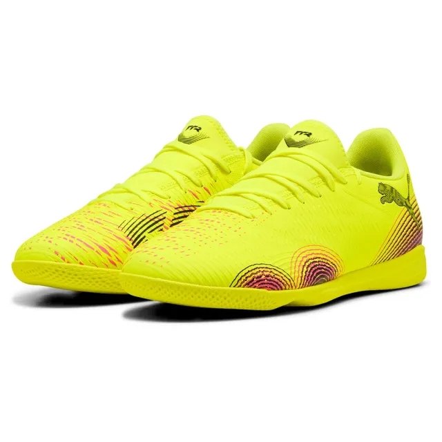 PUMA Future 8 Play IT Football Boots, Yellow Alert/Black/Sun Struck