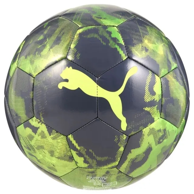 PUMA Cup Graphic Ball, Yellow Alert/Green Glare/Galactic Grey