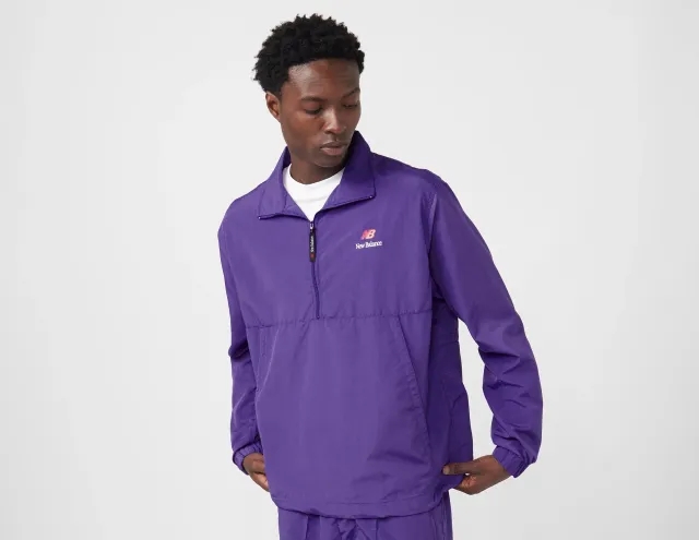 New Balance Made in USA Quarter-Zip Jacket, Purple