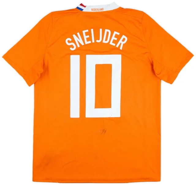 2008-10 Netherlands Home Shirt Sneijder #10 - 5/10 - (M)