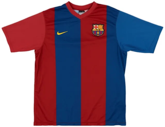 2006-07 Barcelona Basic Home Shirt - 9/10 - (L)