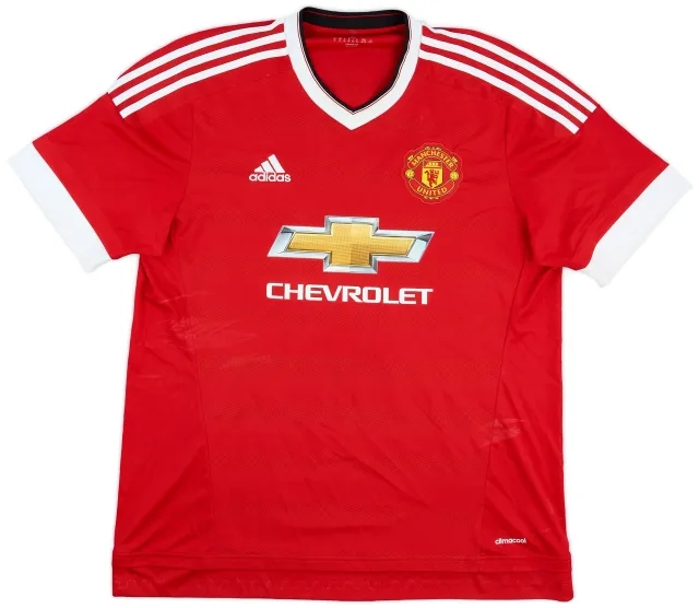 2015-16 Manchester United Home Shirt - 5/10 - (XL)
