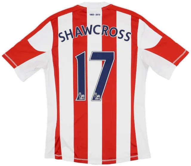 2012-13 Stoke '150 Years' Home Shirt Shawcross #17 - 6/10 - (S)