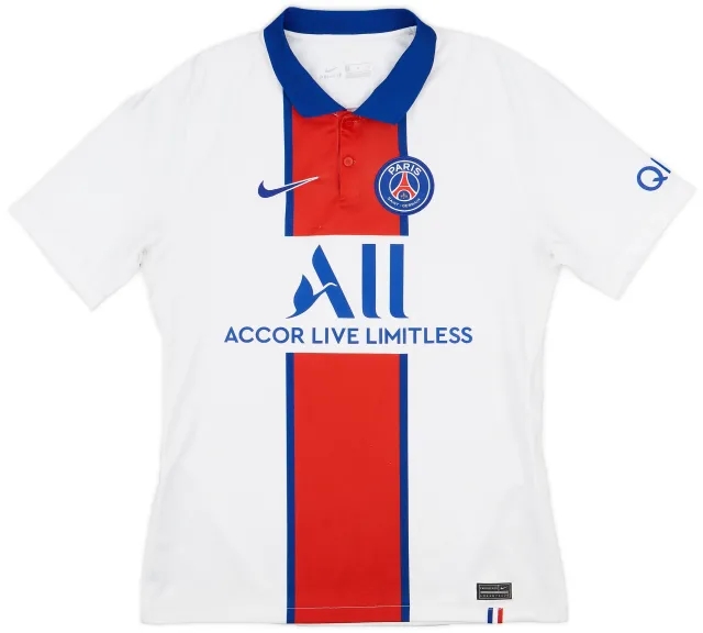 2020-21 Paris Saint-Germain Away Shirt - 9/10 - (M)
