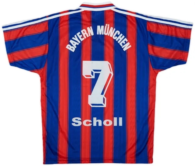 1995-97 Bayern Munich Home Shirt Scholl #7 - 5/10 - (M)
