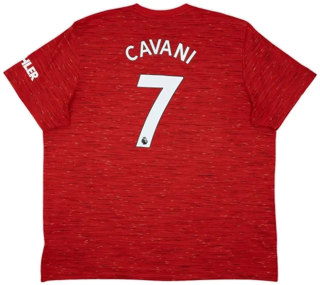 2020-21 Manchester United Home Shirt Cavani #7 - 9/10 - (3XL)