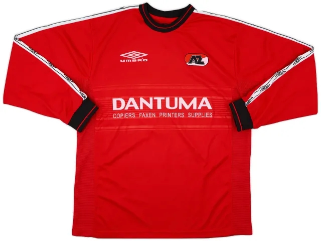 2001-02 AZ Alkmaar Umbro Training L/S Shirt - 9/10 - (XL)