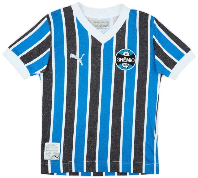 2008 Gremio Puma 1980s Retro Home Shirt #7 - 7/10 - (S)